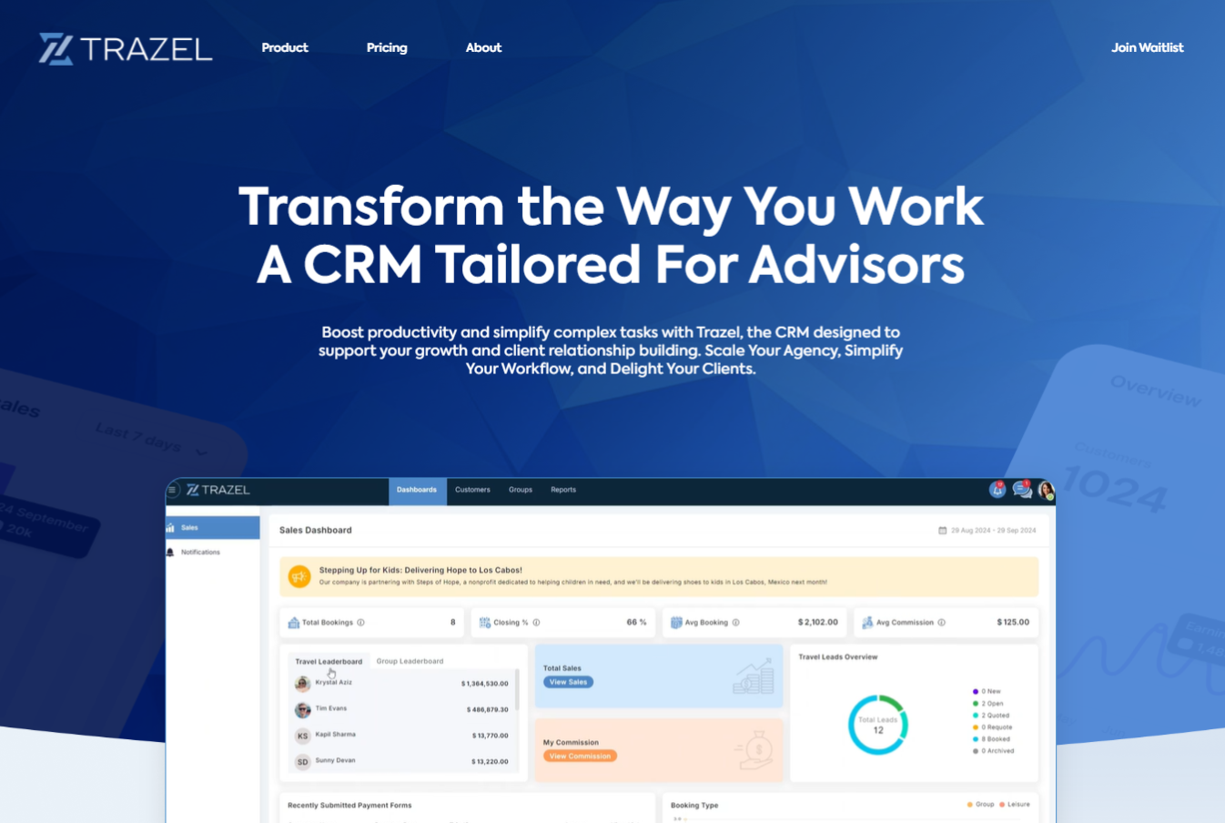 Trazel travel software project