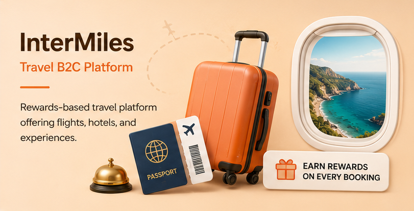 InterMiles consumer travel platform homepage